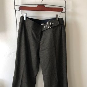 Wool blend pants